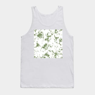 Sage Green and white marble - Tie-Dye Shibori Texture Tank Top